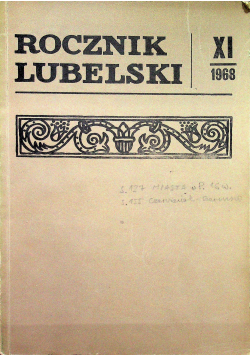 Rocznik Lubelski XI