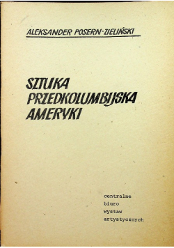 Sztuka przedkolumbijska ameryki