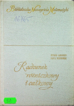 Rachunek różniczkowy i całkowy