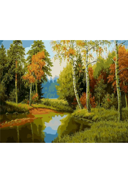 Malowanie po numerach - Jesień ah to ty 40x50cm