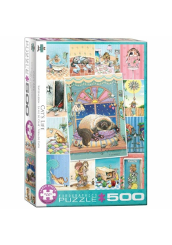 Puzzle 500 Kocie życie XXL
