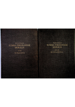 Schmitt summa theologiae moralis vol II III