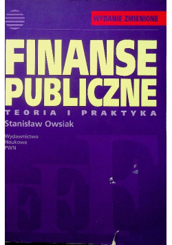 Finanse publiczne Teoria i praktyka