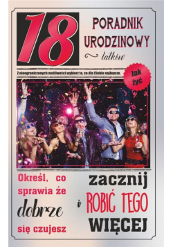 Kartka okolicznościowa Urodziny 18 U36