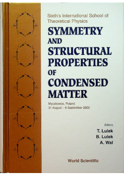 Symmetry and Structural Properties of Condensed Matter