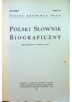 Polski słownik biograficzny Tom XXII/ 2