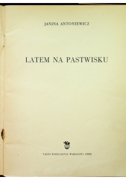 Latem na pastwisku