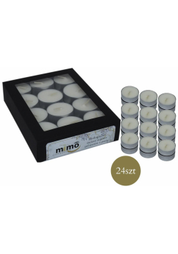 Zestaw tealights z wosku sojowego 24 sztuki