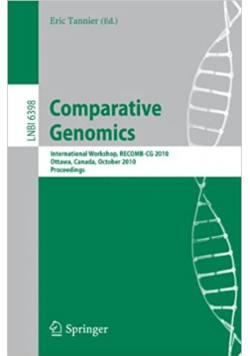 Comparative Genomics Lecture Notes in Bioinformatics