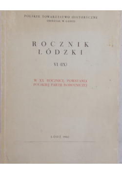 Rocznik Łódzki VI ( IX )