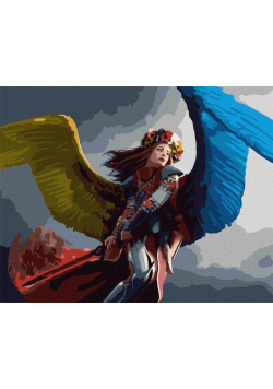 Malowanie po numerach - Ukraiński obrońca 40x50
