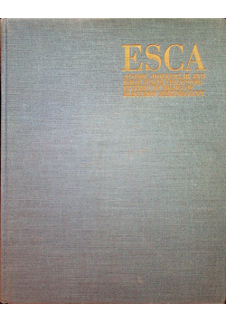 ESCA Atomic molecular and solid state structure studied by means of electron spectroscopy
