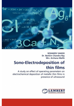 Sono-Electrodeposition of thin films