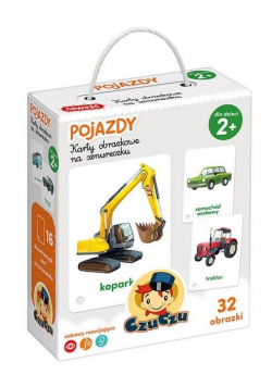 CzuCzu Karty obrazkowe na sznurku Pojazdy