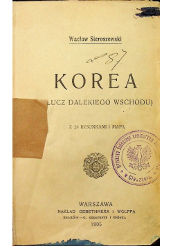 Korea Klucz dalekiego wschodu 1905 r.