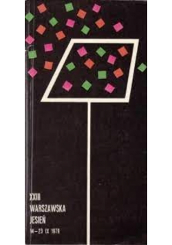 XXIII Warszawa jesień 14 - 23 IX 1979