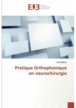 Pratique Orthophonique en neurochirurgie