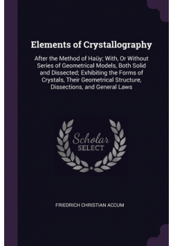 Elements of Crystallography