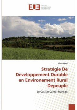 Stratégie De Developpement Durable en Environement Rural Depeuple