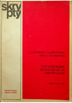 Inżynierskie konstrukcje drewniane