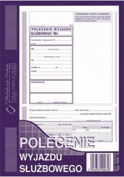 Polecenie wyjazdu służbowego 505-3