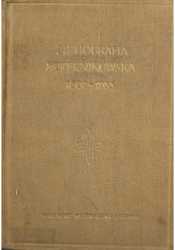 Bibliografia Kopernikowska 1509 - 1955