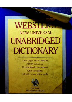 Websters New Universal Unabridged Dictionary