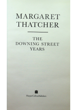 The downing street years