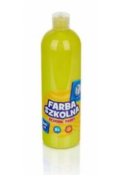 Farba szkolna cytrynowa 500ml ASTRA
