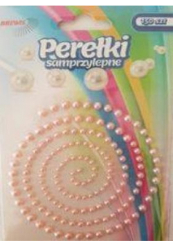Perełki samoprzylepne różowe 150szt