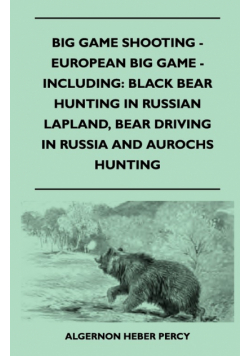 Big Game Shooting - European Big Game - Including