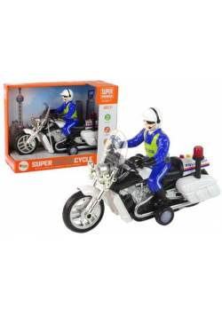 Motocykl policyjny z dżwiękiem