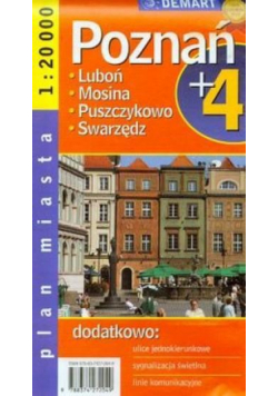 Poznań plus 4 plan miasta