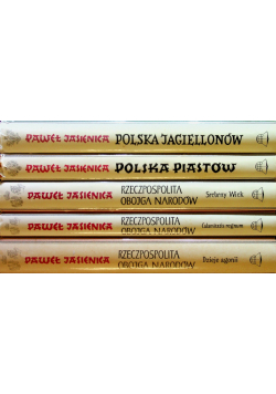 Polska Piastów/ Polska Jagiellonów/ Rzeczpospolita obojga narodów 5 tomów