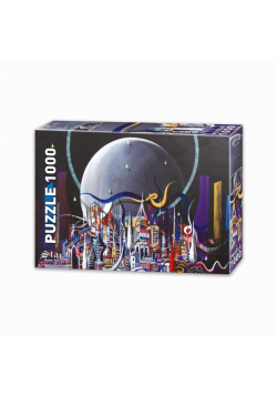 Puzzle 1000 Księżycowe miasto