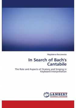 In Search of Bach's Cantabile