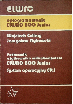 Podręcznik użytkownika mikrokomputera Elwro 800 junior