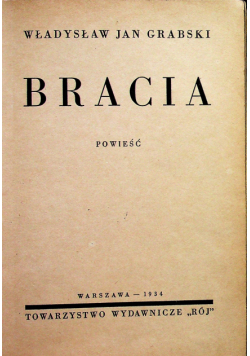 Bracia powieść 1934 r.