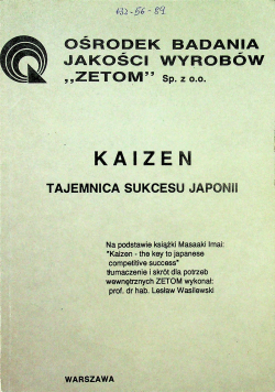 Kaizen tajemnica sukcesu Japonii