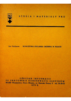 Nowożytna stolarka okienna w Polsce