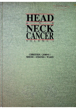 Head and Neck Cancer Volume 1