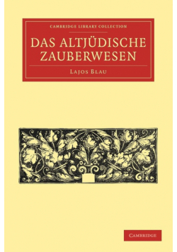 Das Altjudische Zauberwesen