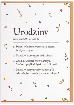Kartka Definicja urodzin