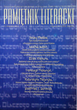 Pamiętnik literacki rocznik XCIX zeszyt 2