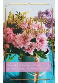 Karnet Najlepsze życzenia 2K - 060