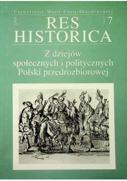 Z dziejów społecznych i politycznych Polski przedrozbiorowej