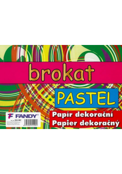 Papier dekoracyjny Brokat pastel A4