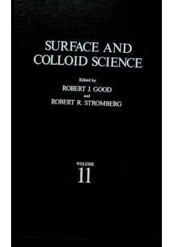 Surface and Colloid Science 11