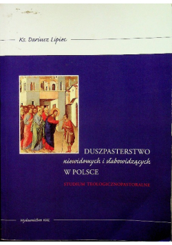 Duszpasterstwo niewidomych i słabowidzących w Polsce