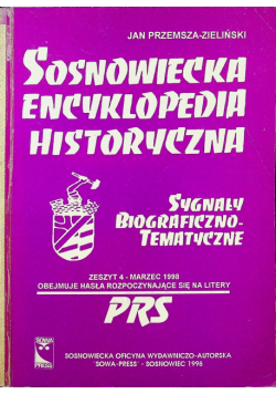Sosnowiecka Encyklopedia Historyczna Zeszyt 4
